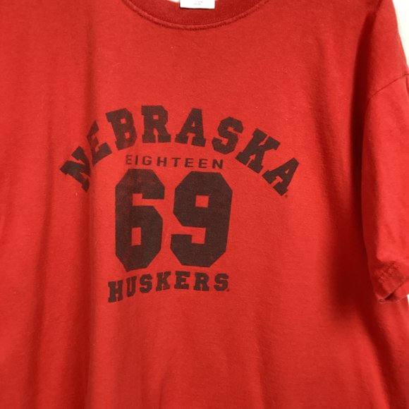 Nebraska Huskers Tee Shirt Short Sleeve '69 XL - Picture 2 of 4